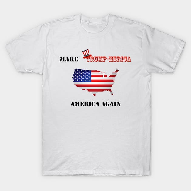 Trump-merica T-Shirt by cendav